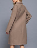 LONG SLEEVE A-LINE LONG COAT