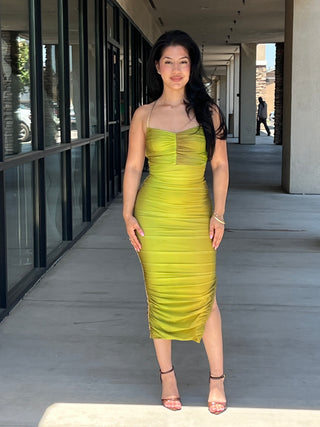 DELIA OPEN BACK DRESS