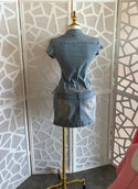 NOEMI DENIM DRESS WITH BELT