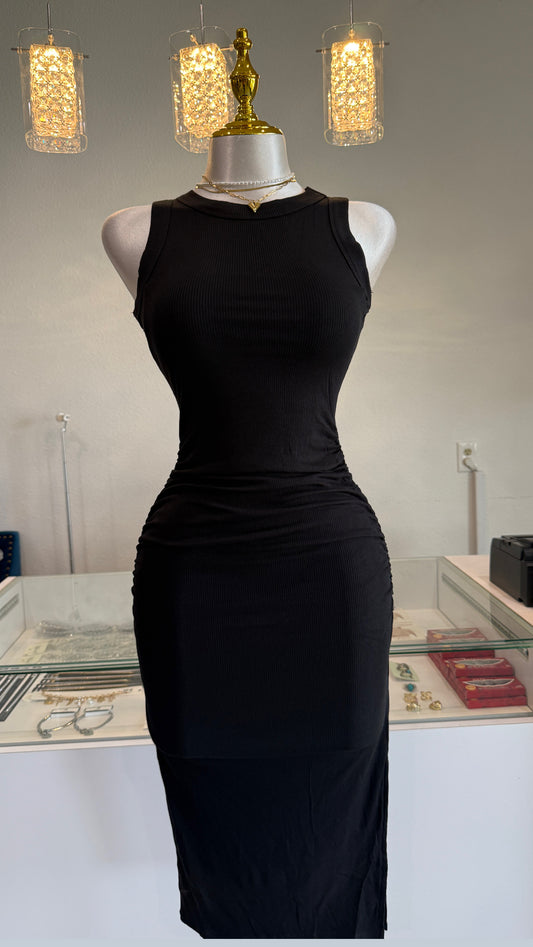 Melani basic midi dress