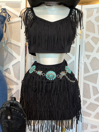 TWO PIECE FRINGE SET