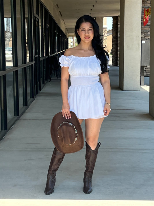 Romper off shoulder