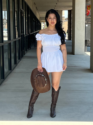 Romper off shoulder
