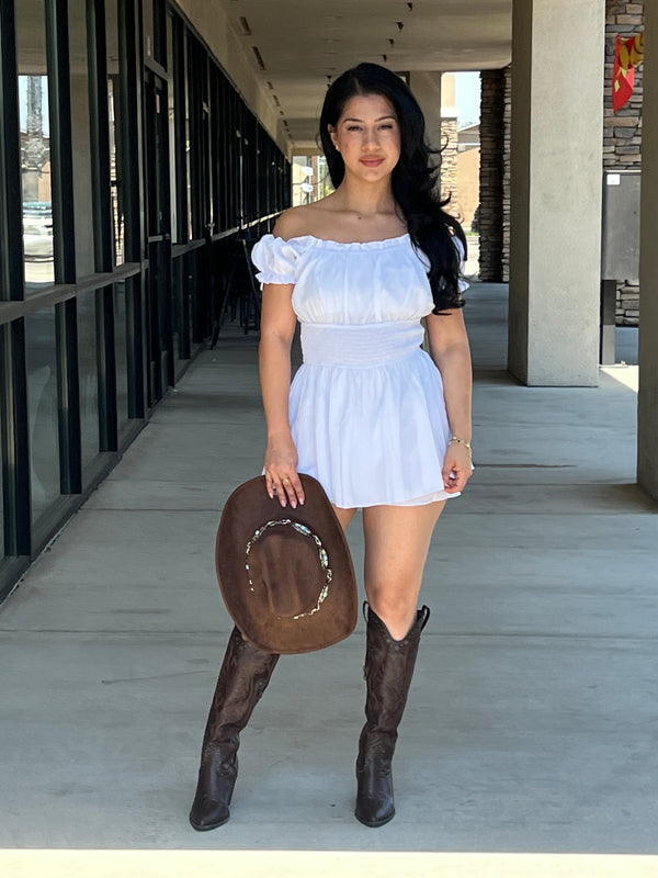 Romper off shoulder