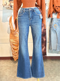 Tammy Tummy Control 4 Way Stretch High Rise Flare Jeans