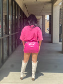 Rhinestone Studded Oversized Tee