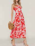 Floral Print Cami Midi Dress