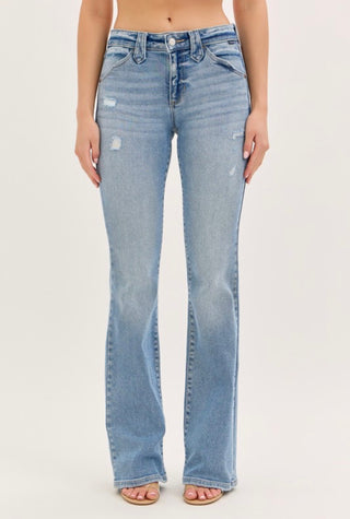 Mid Rise Western Bootcut