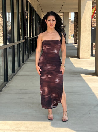 Strapless dress