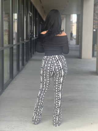 Mónica pattern pants