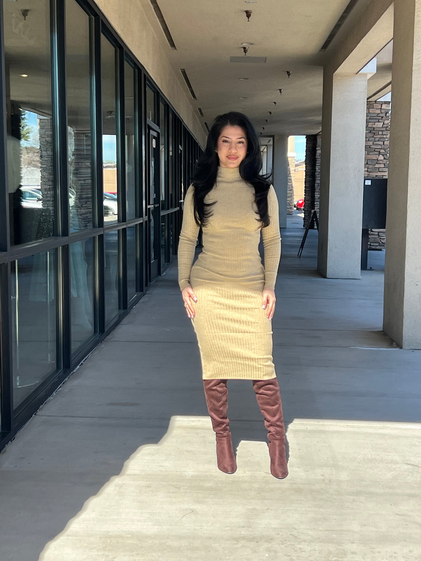 HEATHER LONG SLEEVE DRESS