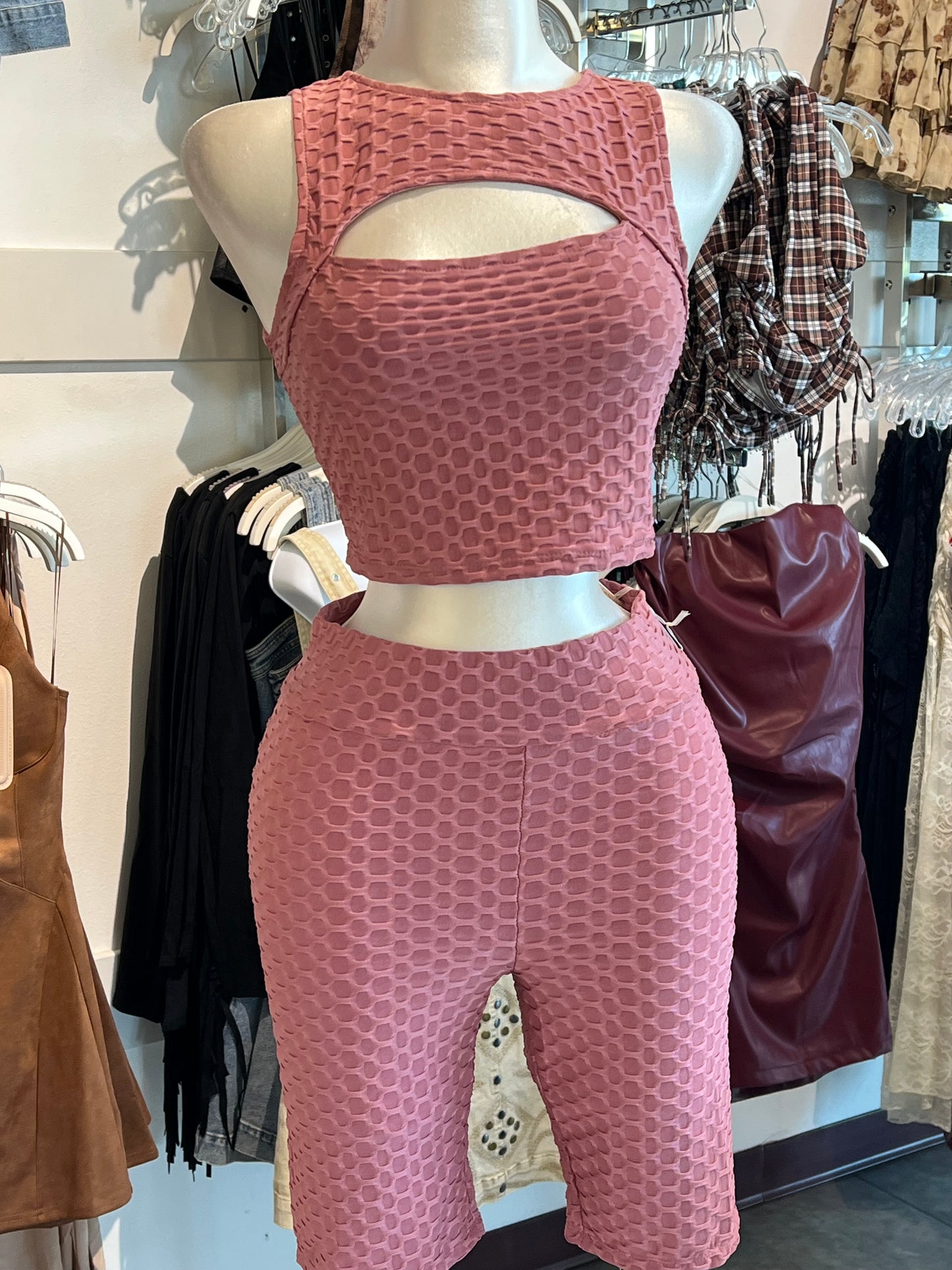 Biker crop set