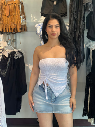 LAURA STRAPLESS TOP