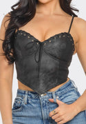 Tie Front Corset Top