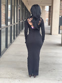Alondra back detail maxi dress