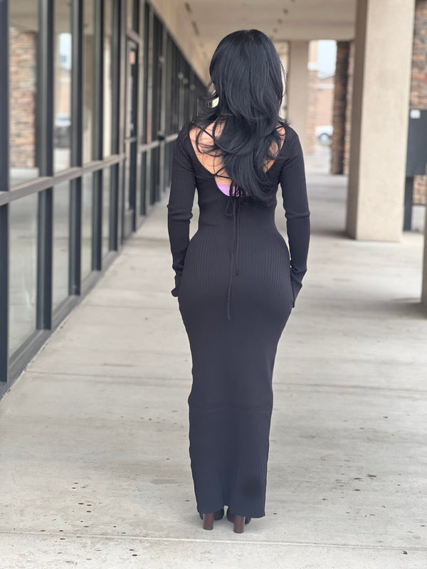 Alondra back detail maxi dress