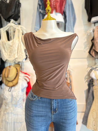Asymmetrical Off Shoulder Ruched Crop Top