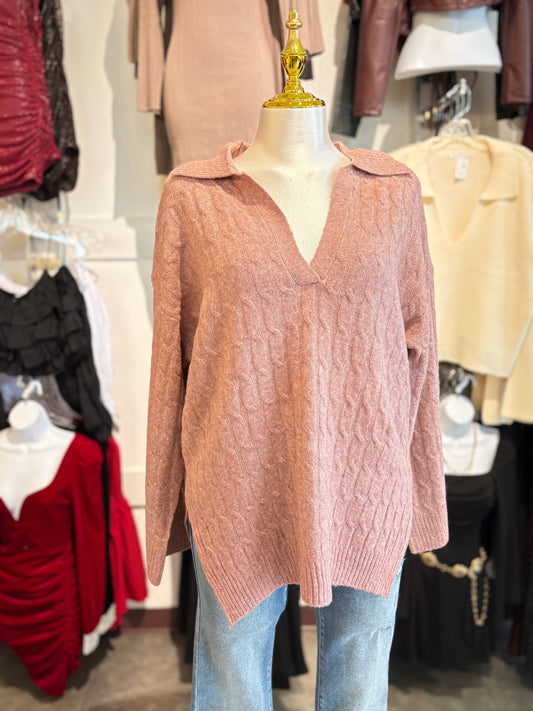 Rose sweater top