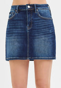 MID RISE FIT MINI SKIRTS