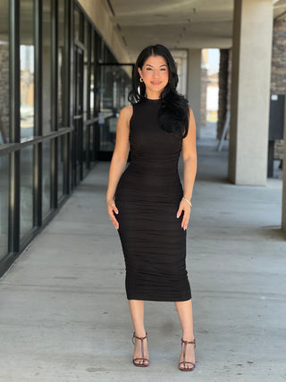 Never loose you midi sleeveless dress