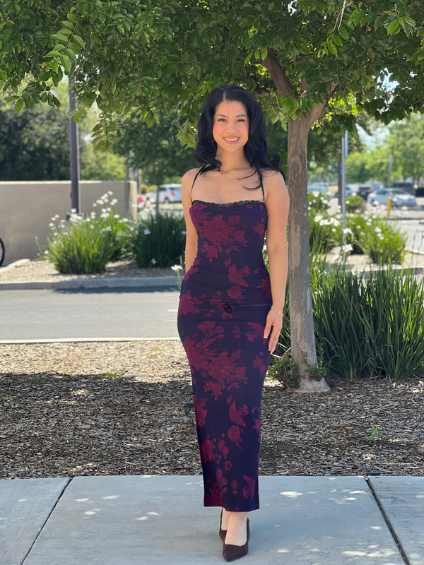 Mi bella mesh lace detail dress