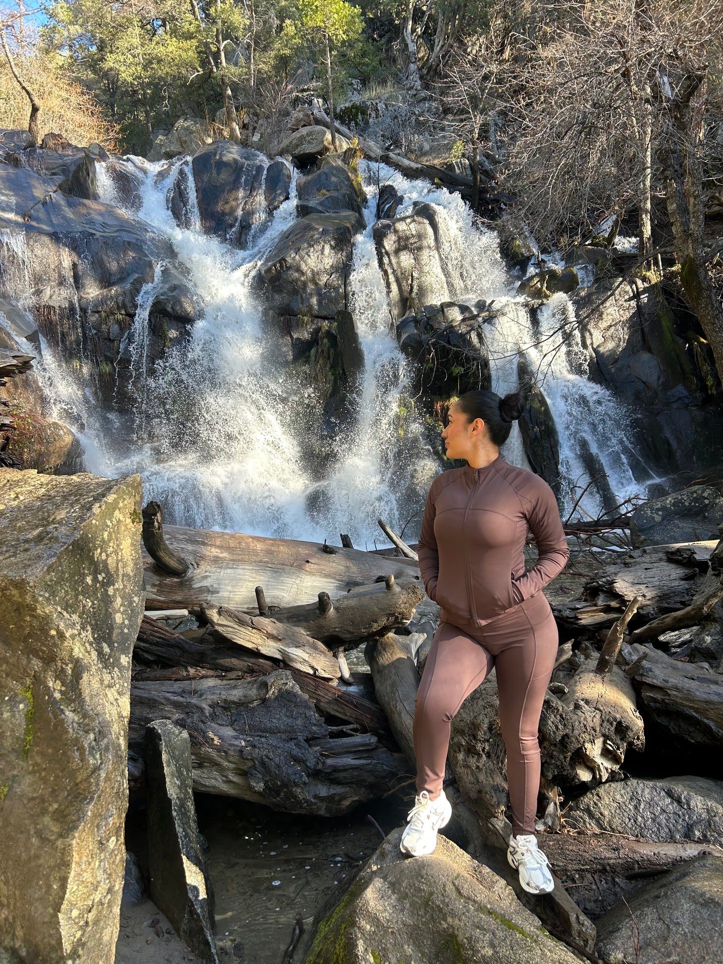 Activewear Jacket With Skinny Legging Set