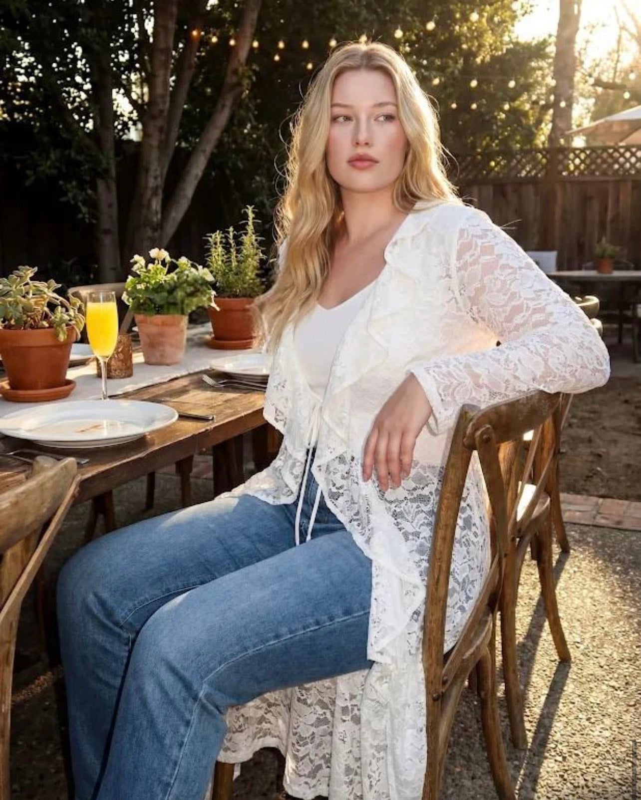LACE CARDIGAN