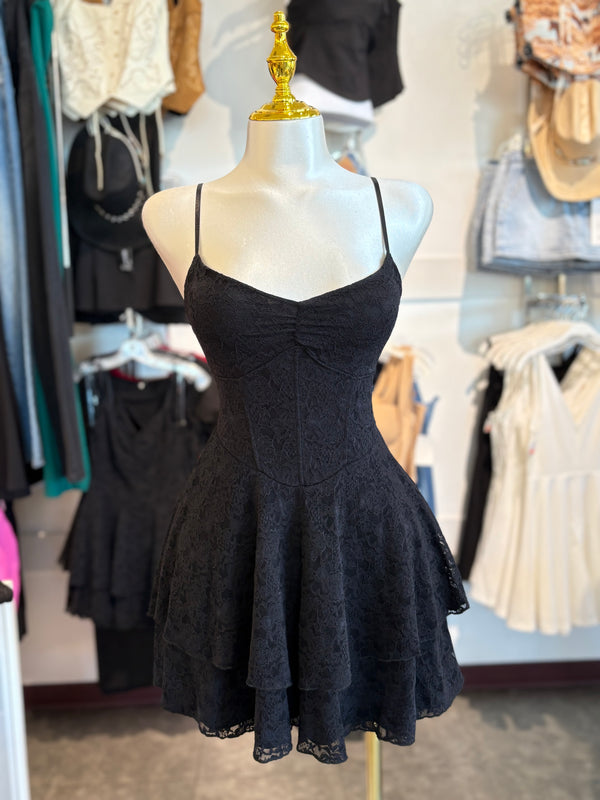 SARAHI CORSET STYLE LACE DRESS