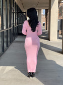 Jayleen rib maxi dress