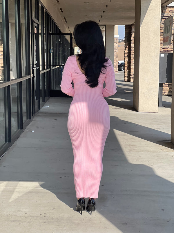 Jayleen rib maxi dress