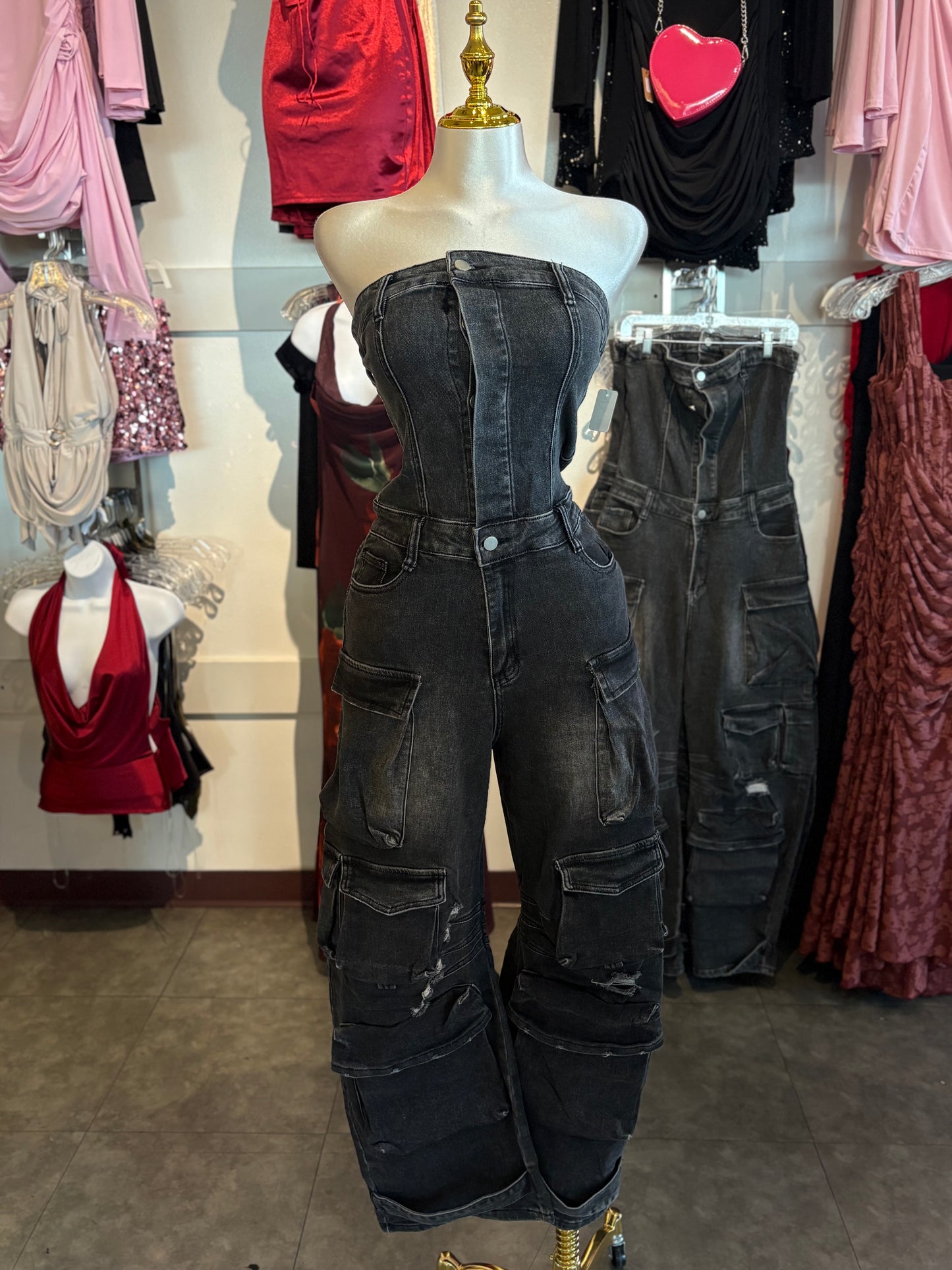 Kiara Cargo Jumpsuit