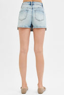 HIGH RISE BUTTON DOWN SKORTS