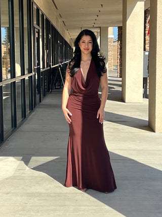 SHAYLA OPEN BACK MAXI DRESS