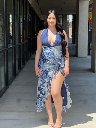 KEISHA LACE DETAIL MAXI DRESS