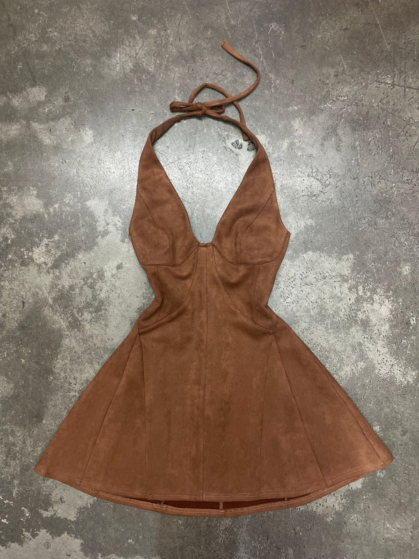 ALICE SUEDE MINI DRESS