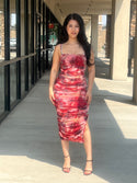 Petal whispers mesh dress