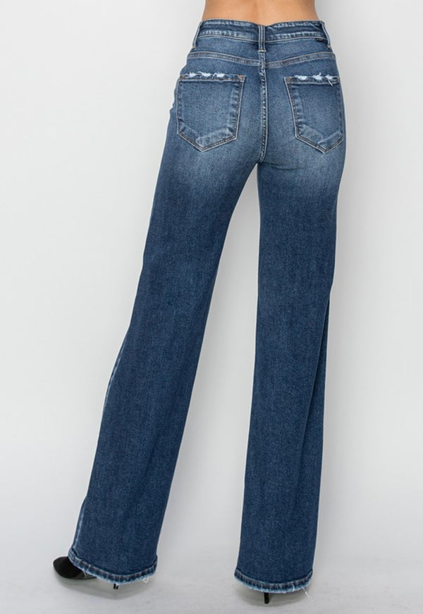 HIGH RISE STRAIGHT JEANS