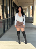 LUCY SUEDE SKIRT