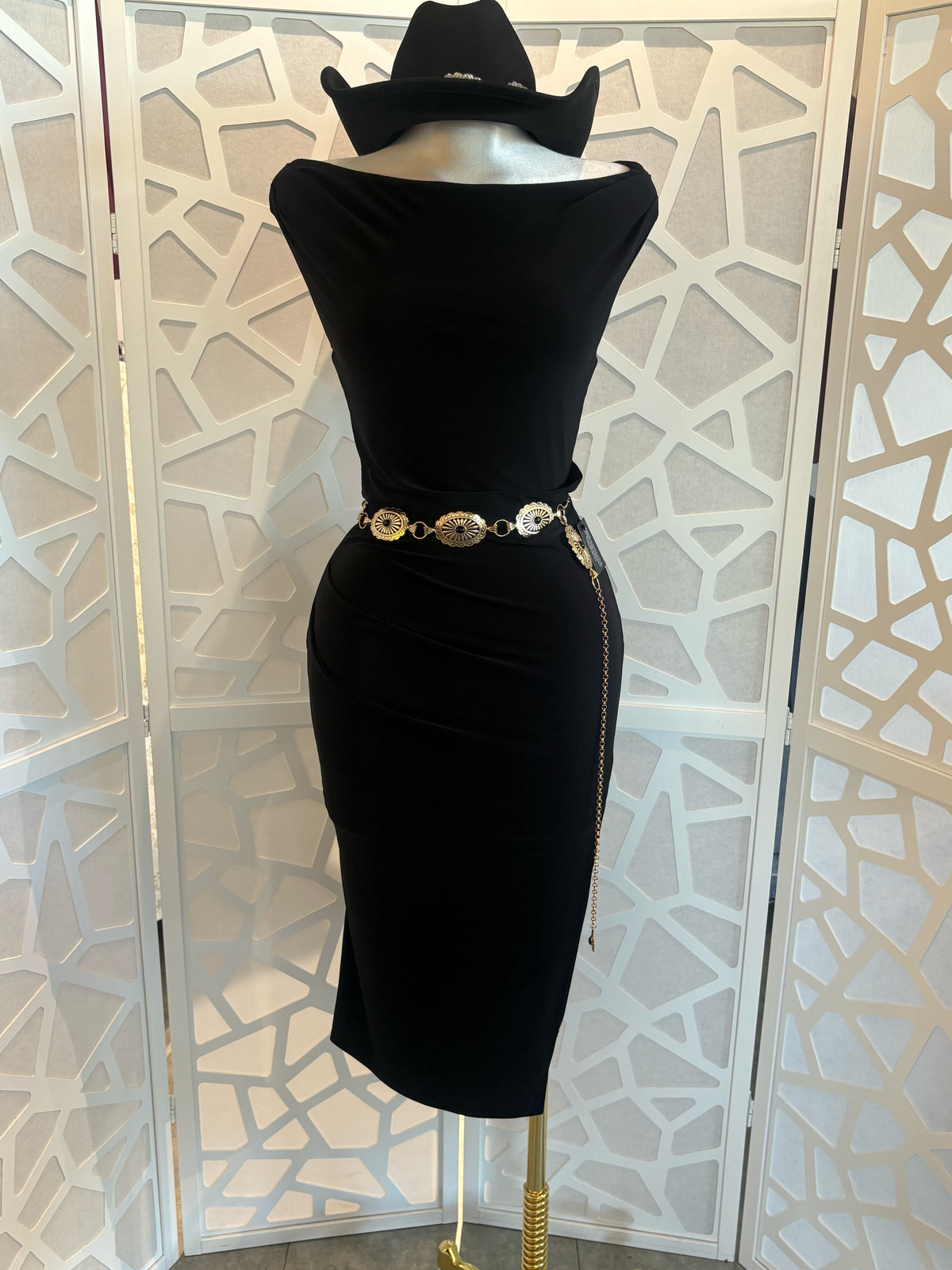 AMELIA SIDE SLIT DRESS