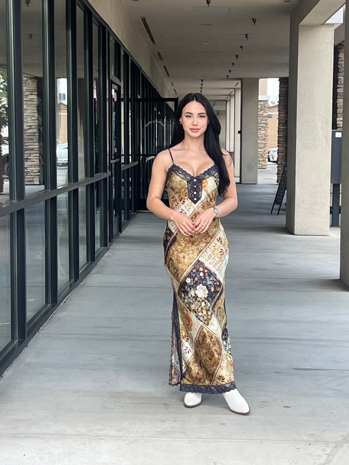 COLLABO MAXI DRESS