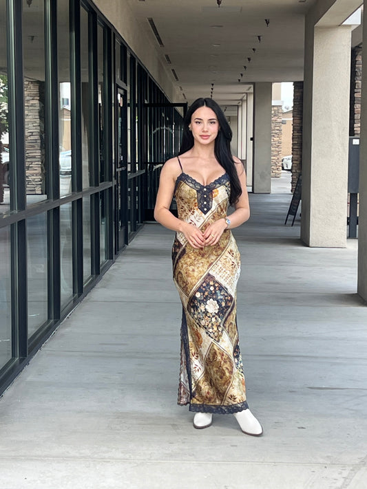 COLLABO MAXI DRESS