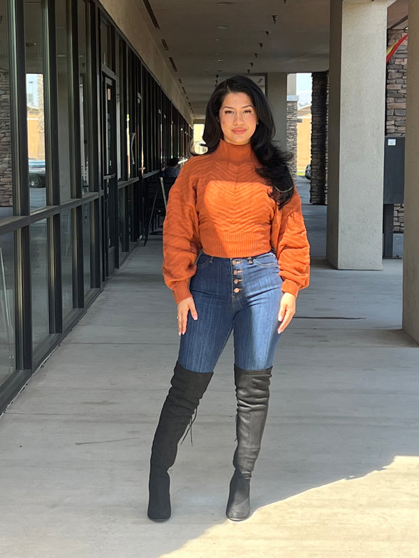 SHARON OPEN BACK SWEATER TOP