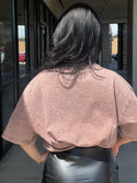 Rhinestone Studded Oversized Tee