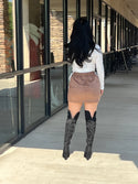 LUCY SUEDE SKIRT