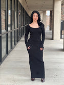 Alondra back detail maxi dress