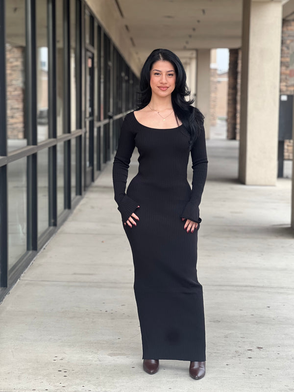 Alondra back detail maxi dress