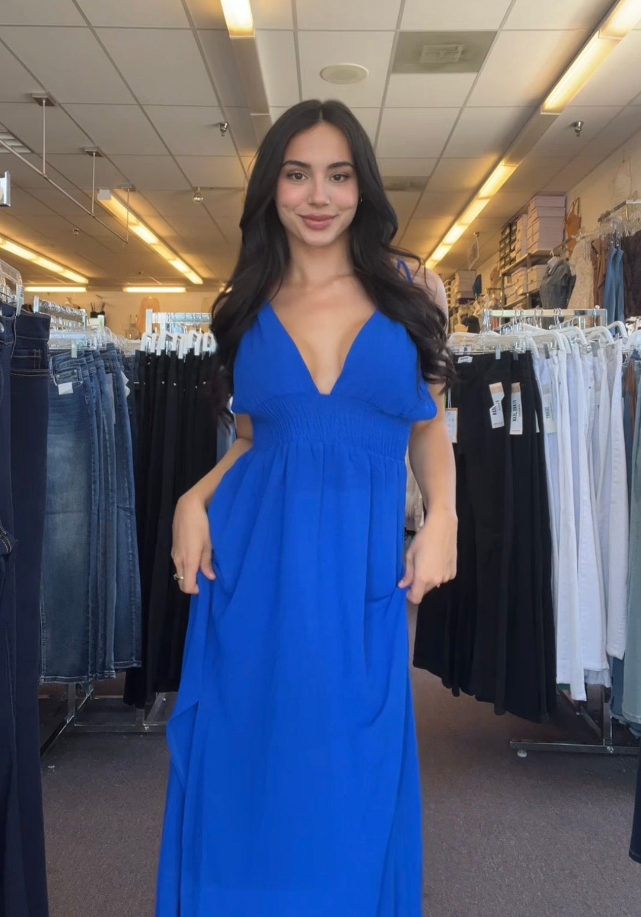 GENOVA MAXI DRESS W/SIDE SLIT