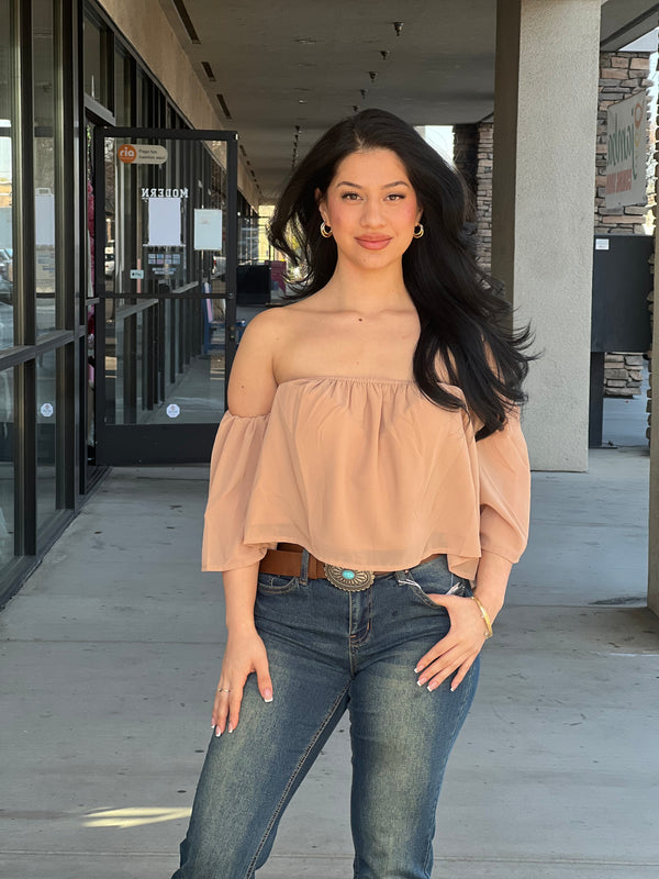 CANT STOP OFF SHOULDER TOP