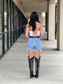 DANI LACE BACK CORSET