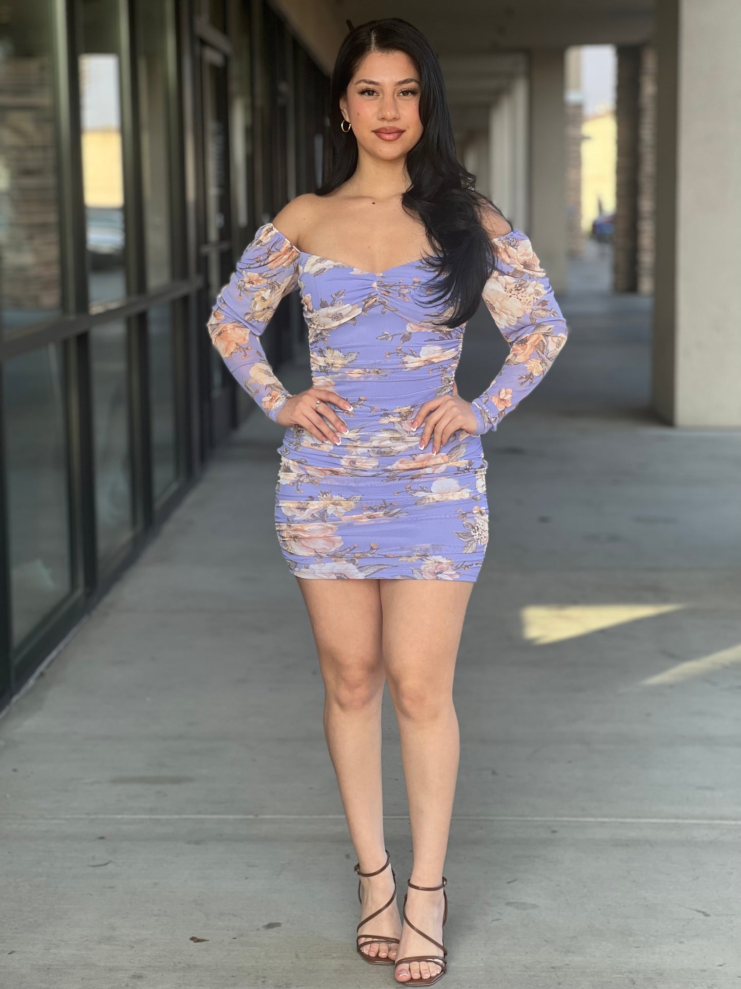 Jayleen floral mini dress